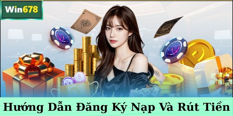 Hướng dẫn đăng ký & nạp rút tiền tại Win678